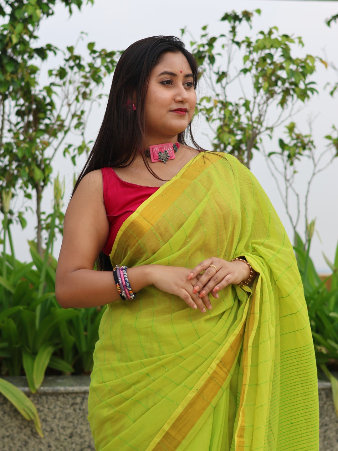 Green Sequence Mulmul Cotton