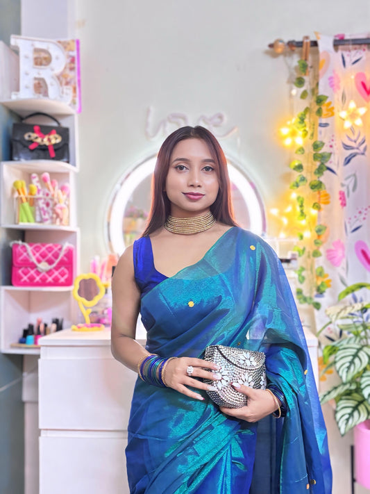 Blue Raga Tissue Saree