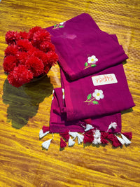 Flower embroidery