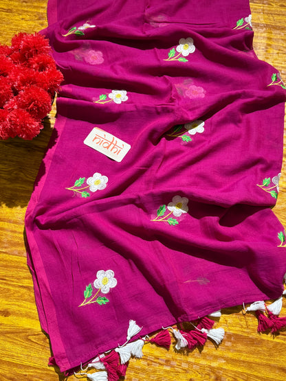 Flower embroidery
