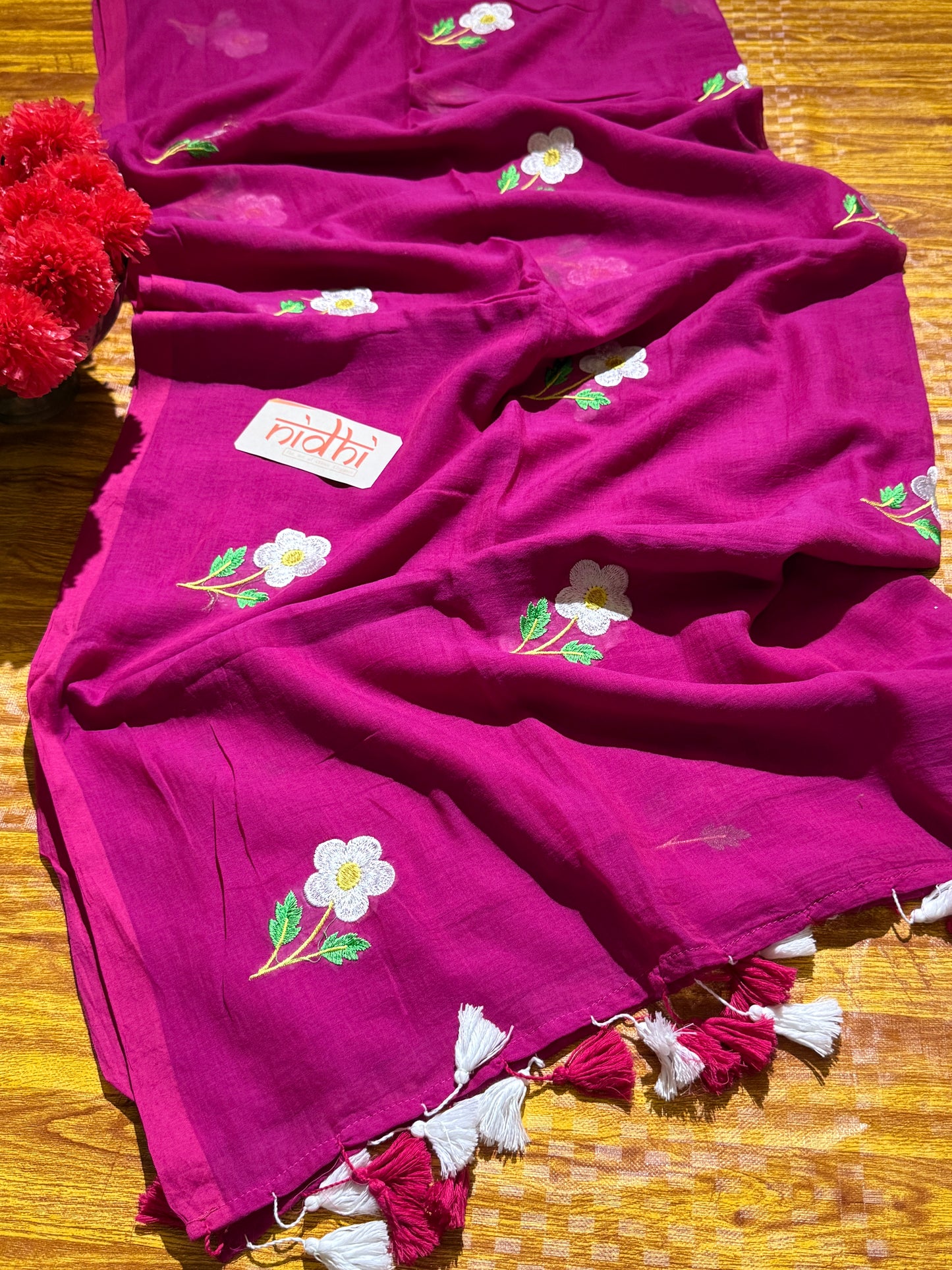 Flower embroidery
