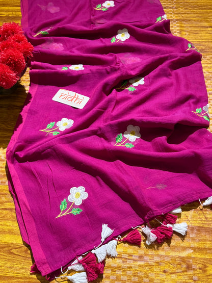 Flower embroidery