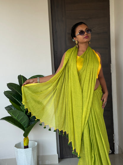 Green Mulmul Cotton