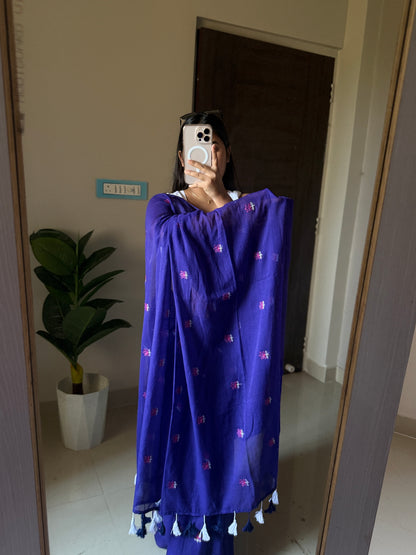 Mallippoo Mul Cotton Sarees