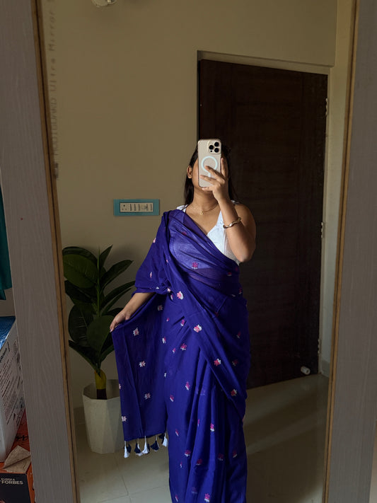 Mallippoo Mul Cotton Sarees