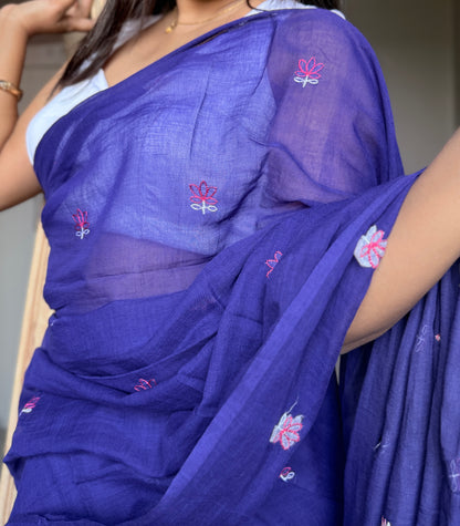 Mallippoo Mul Cotton Sarees