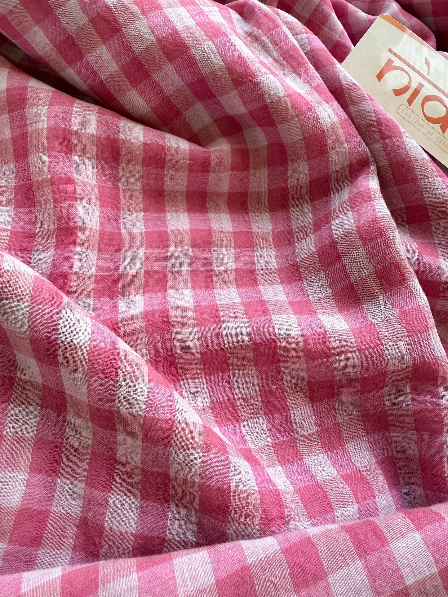 Pink Mulmul Cotton
