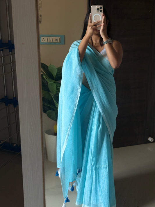 Sky Mulmul Cotton