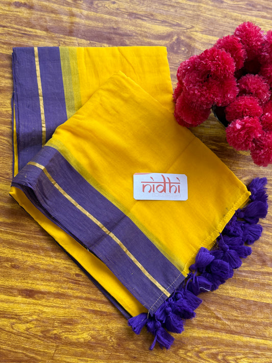 Yellow  Yellow Saree