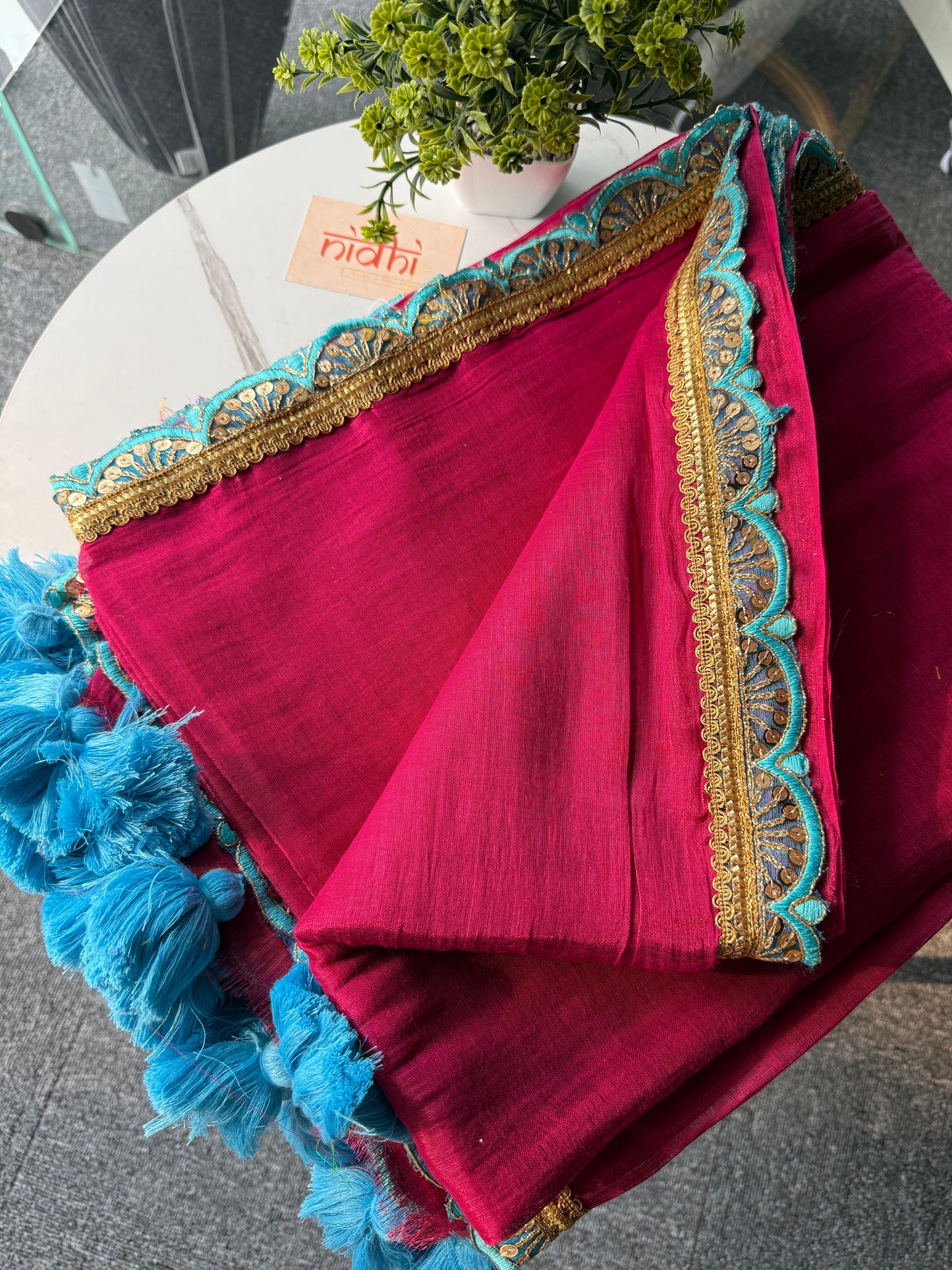 Gulabo Glam Tissue Saree