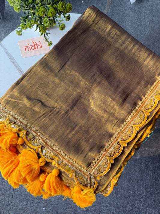 Rajsi Gold Tissue Saree