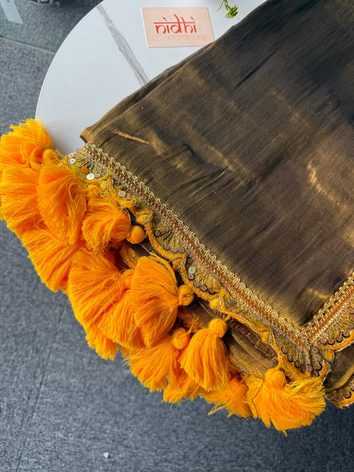 Rajsi Gold Tissue Saree