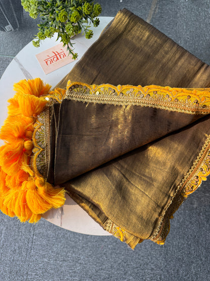 Rajsi Gold Tissue Saree