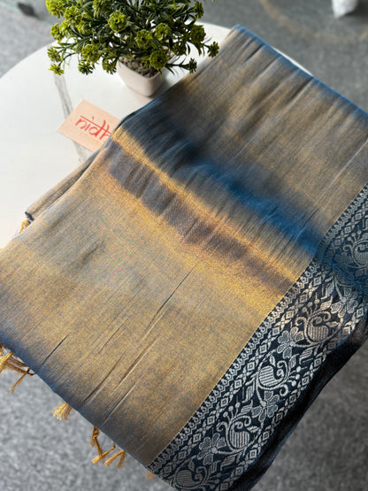 Temple Tissue Saree