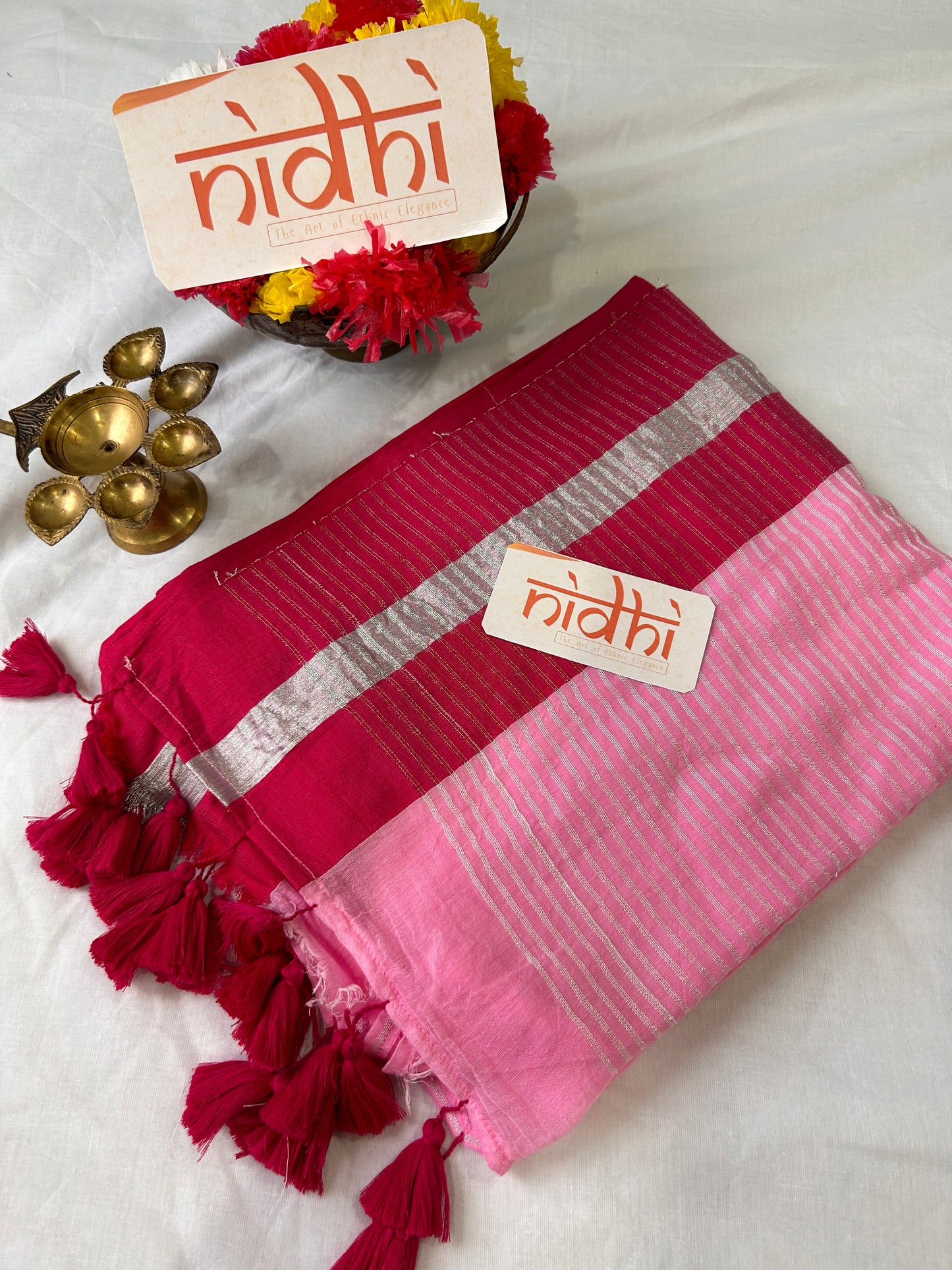 Baby Pink Mulmul Cotton