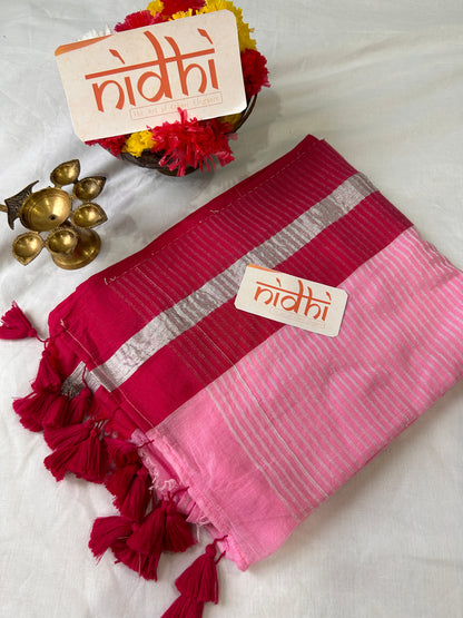 Baby Pink Mulmul Cotton