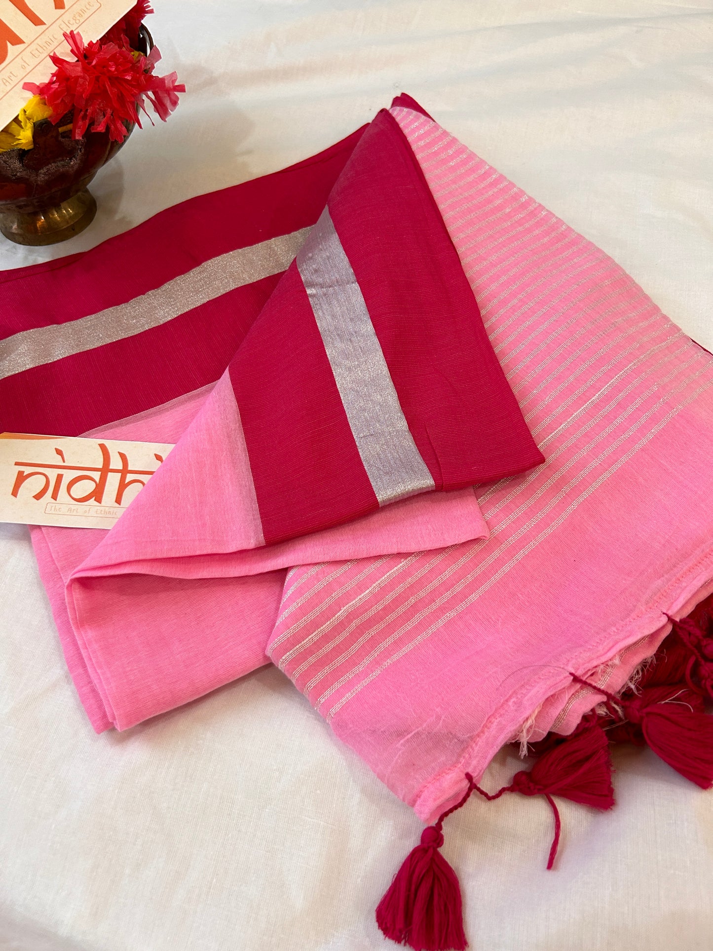 Baby Pink Mulmul Cotton