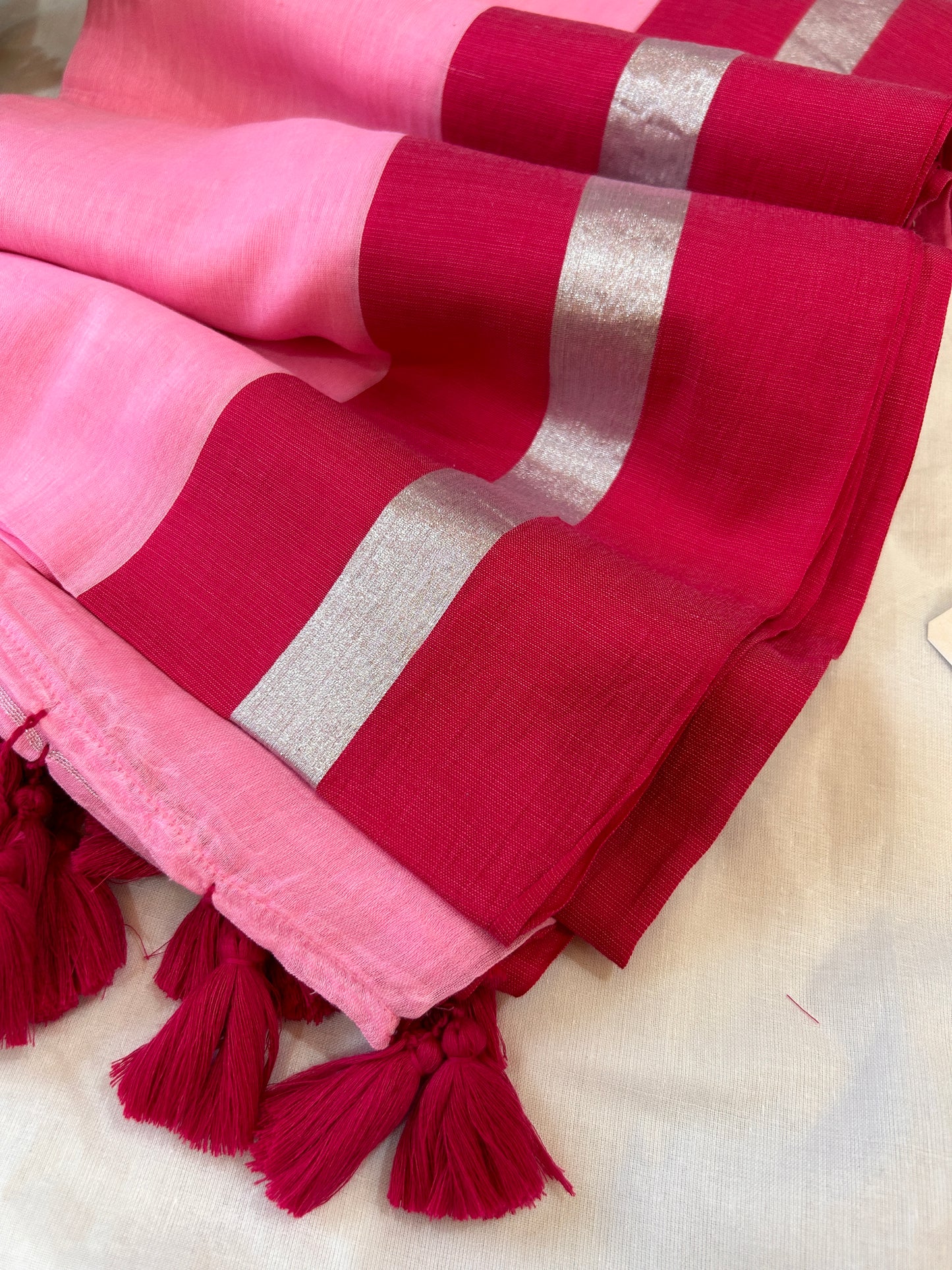 Baby Pink Mulmul Cotton
