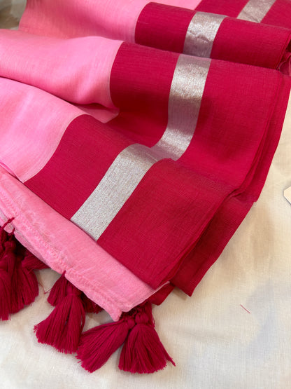 Baby Pink Mulmul Cotton