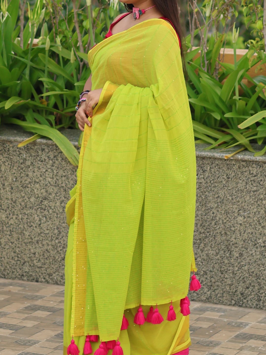 Green Sequence Mulmul Cotton